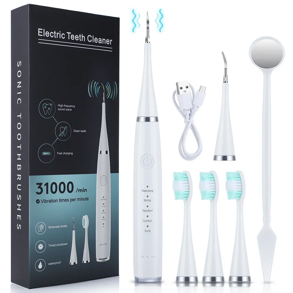 Teeth Whitening Kit Professional - Removedor de Tártaro Ultrassônico para Limpeza