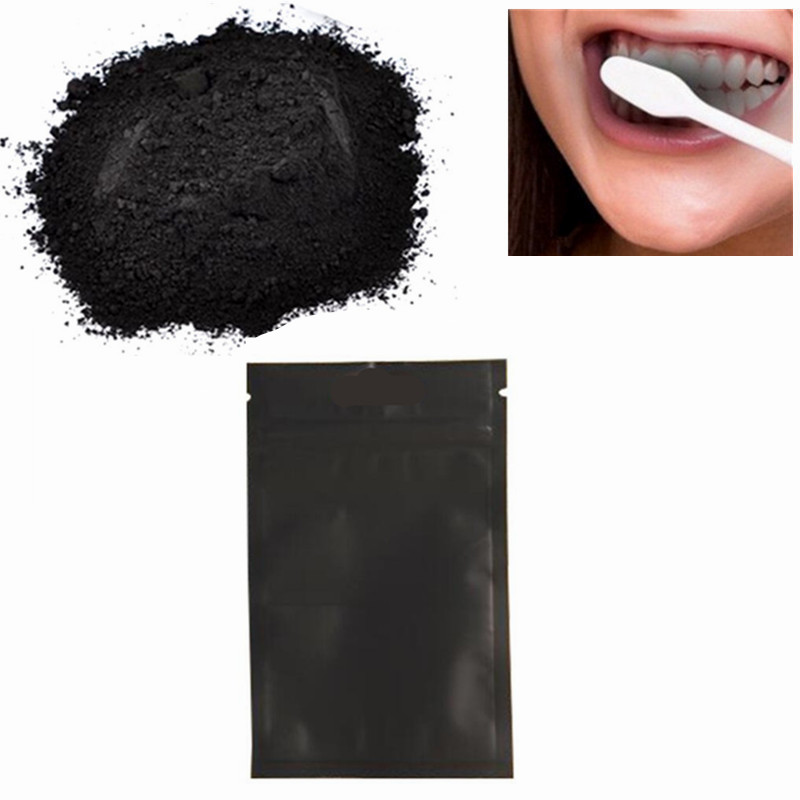 Teeth Whitening Ingredients - Dentes de carvão vegetal de bambu