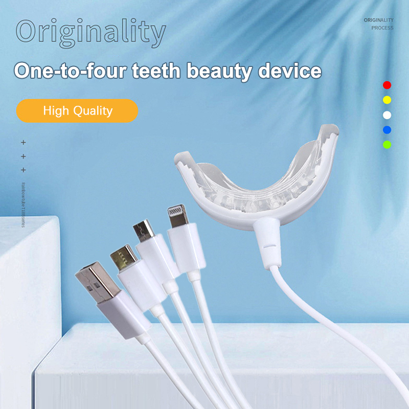 Teeth Whitening Laser - Portátil USB recarregável LED branqueamento dos