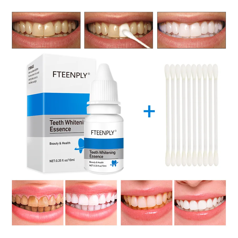 Teeth Whitening Remedies - FTEENPLY Essência para clareamento dos dentes