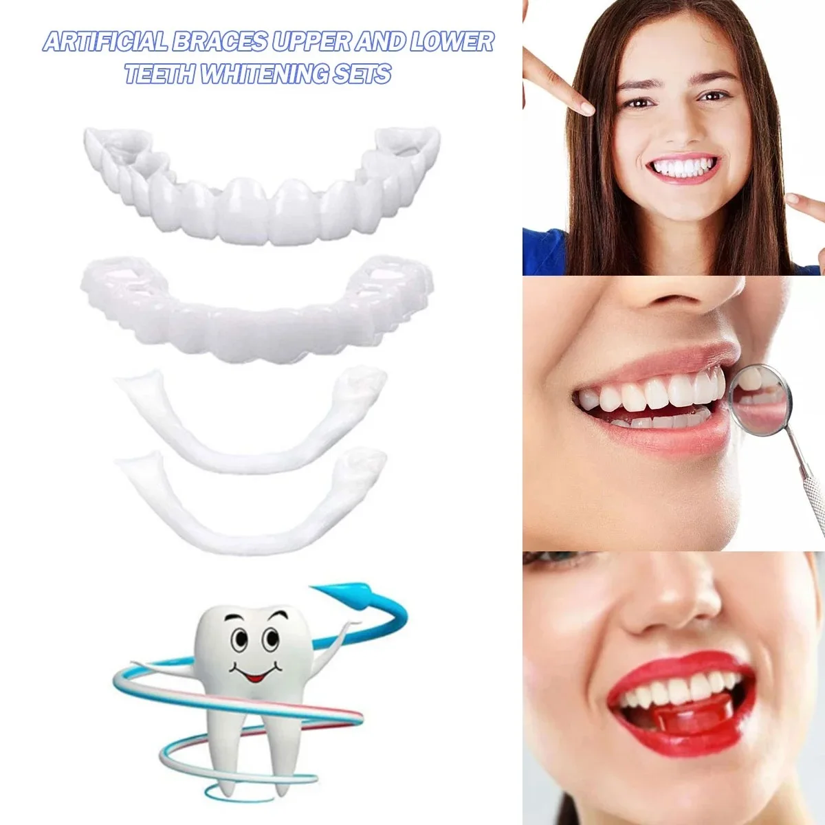 Teeth Whitening For Braces - Veneers Dentários para Clareamento, Dentaduras, Aparelhos