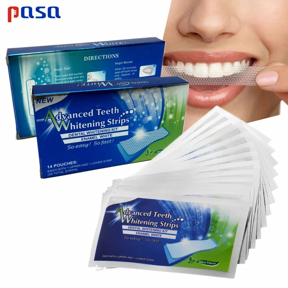 Whitening Strip 3D - 14/28 pçs 3d tiras de clareamento