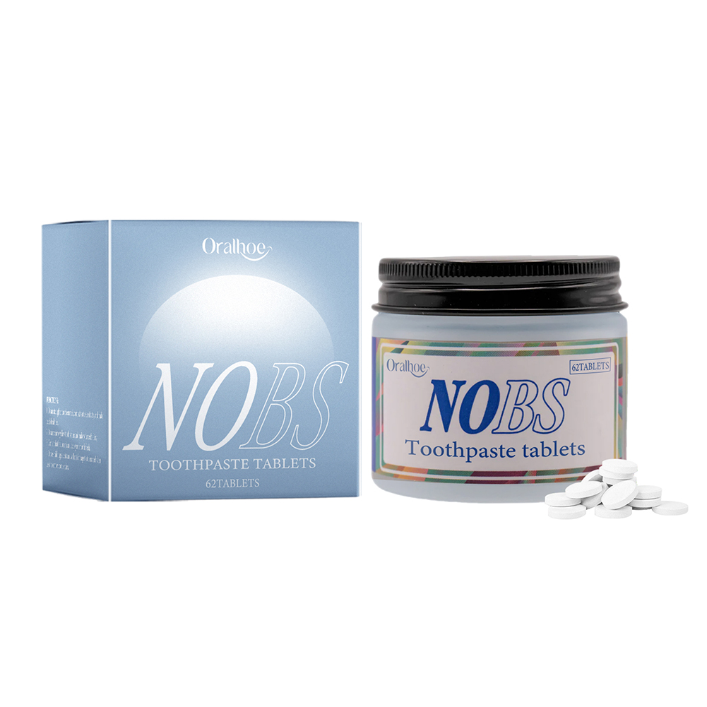 Teeth Whitening With Coconut Oil - Comprimidos de pasta de dente NOBS