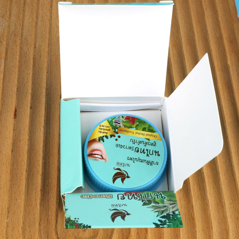 Pó Dental Herbal NOKTHAI 25g,  - Teeth Whitening Thailand avaliação e preço