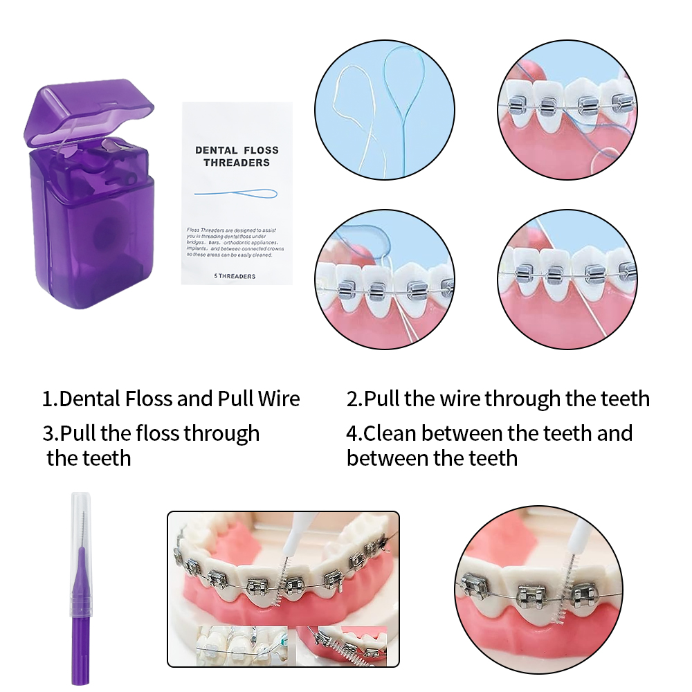 8 pçs/set ortodôntico kit esco - Teeth Whitening For Braces avaliação e preço
