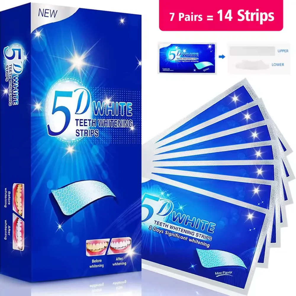 As tiras profissionais de clar - Whitening Strip 3D avaliação e preço