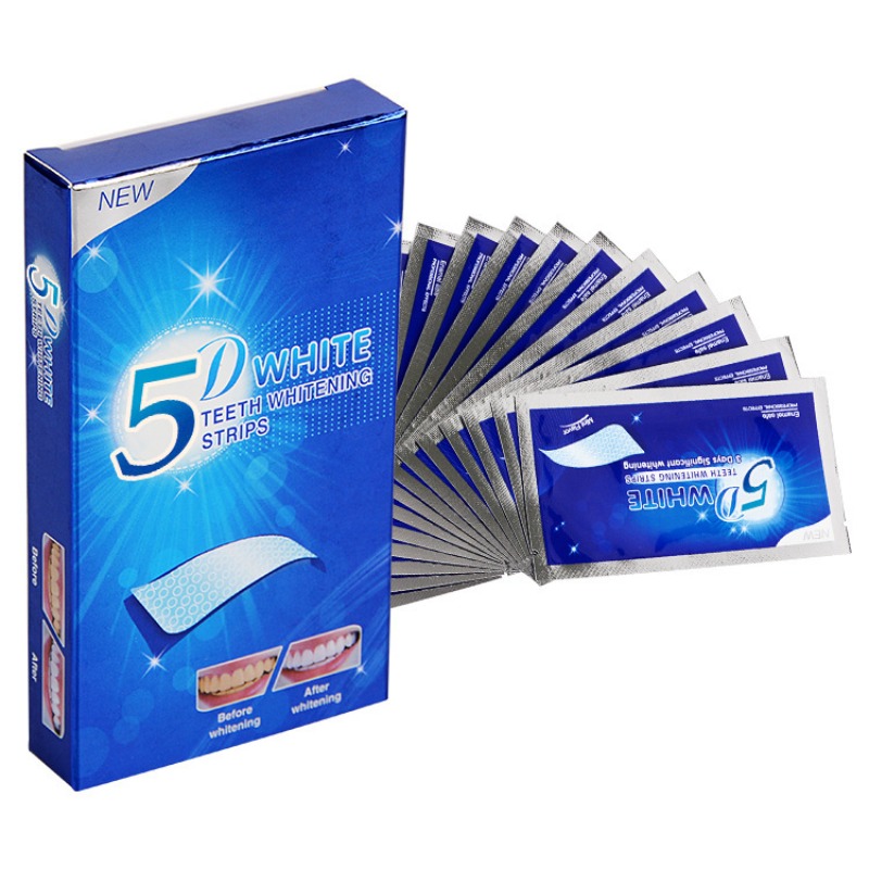 7 pares de tiras de clareament - Whitening Strip 3D avaliação e preço