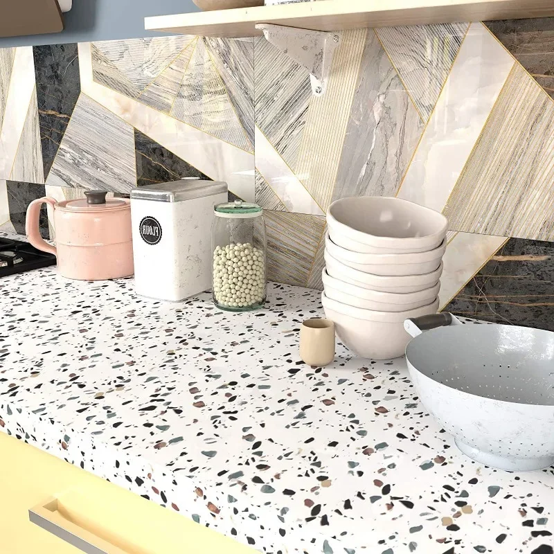Terrazzo Contact Paper Rolo de - Whitening Strip 3D avaliação e preço