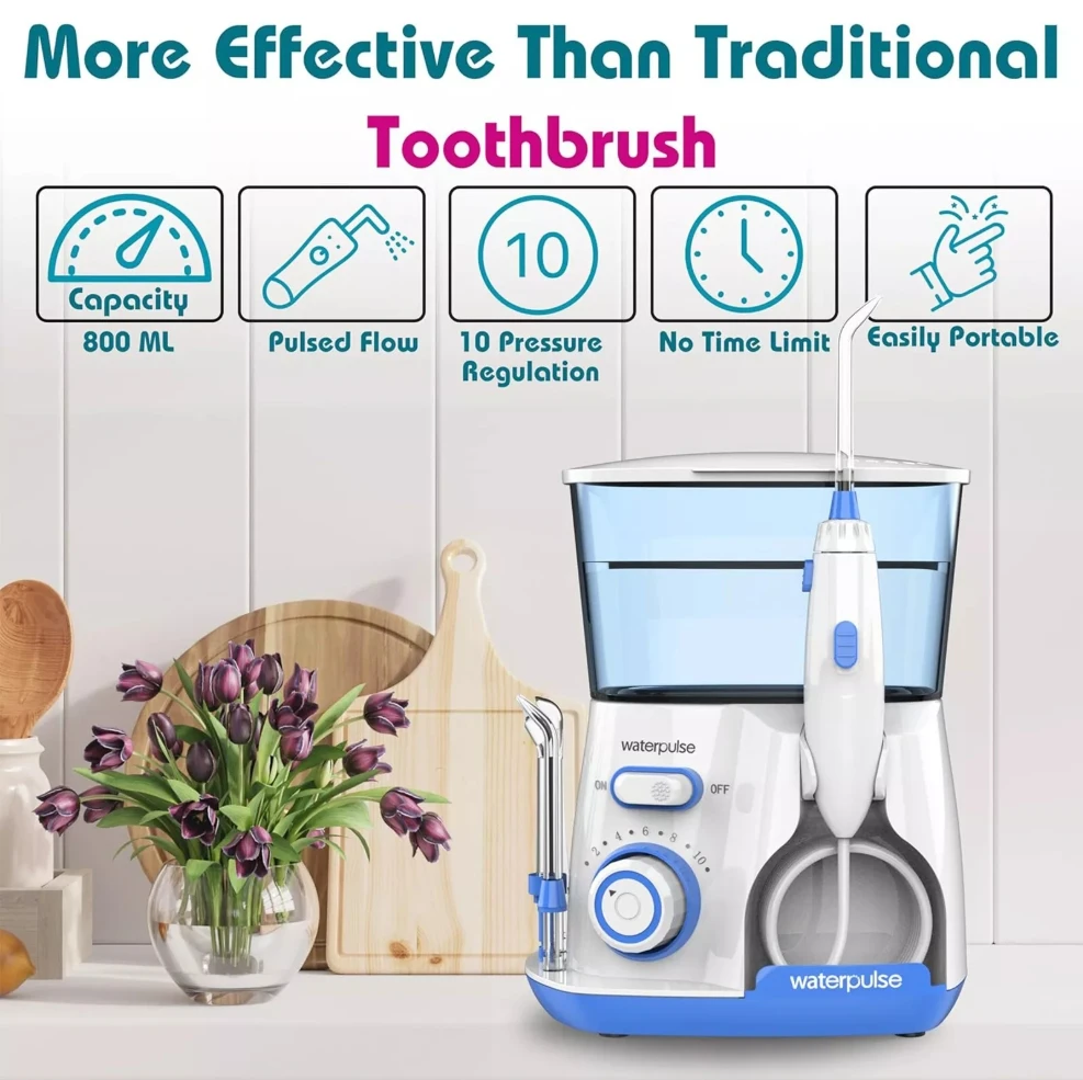 Irrigador Oral Elétrico Waterp - Teeth Whitening For Braces avaliação e preço