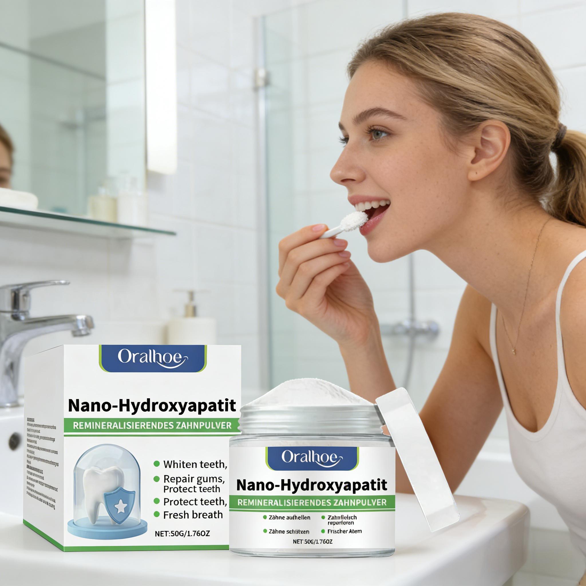 Pó Dental Clareador Oralhoe: L - Teeth Whitening Ingredients avaliação e preço