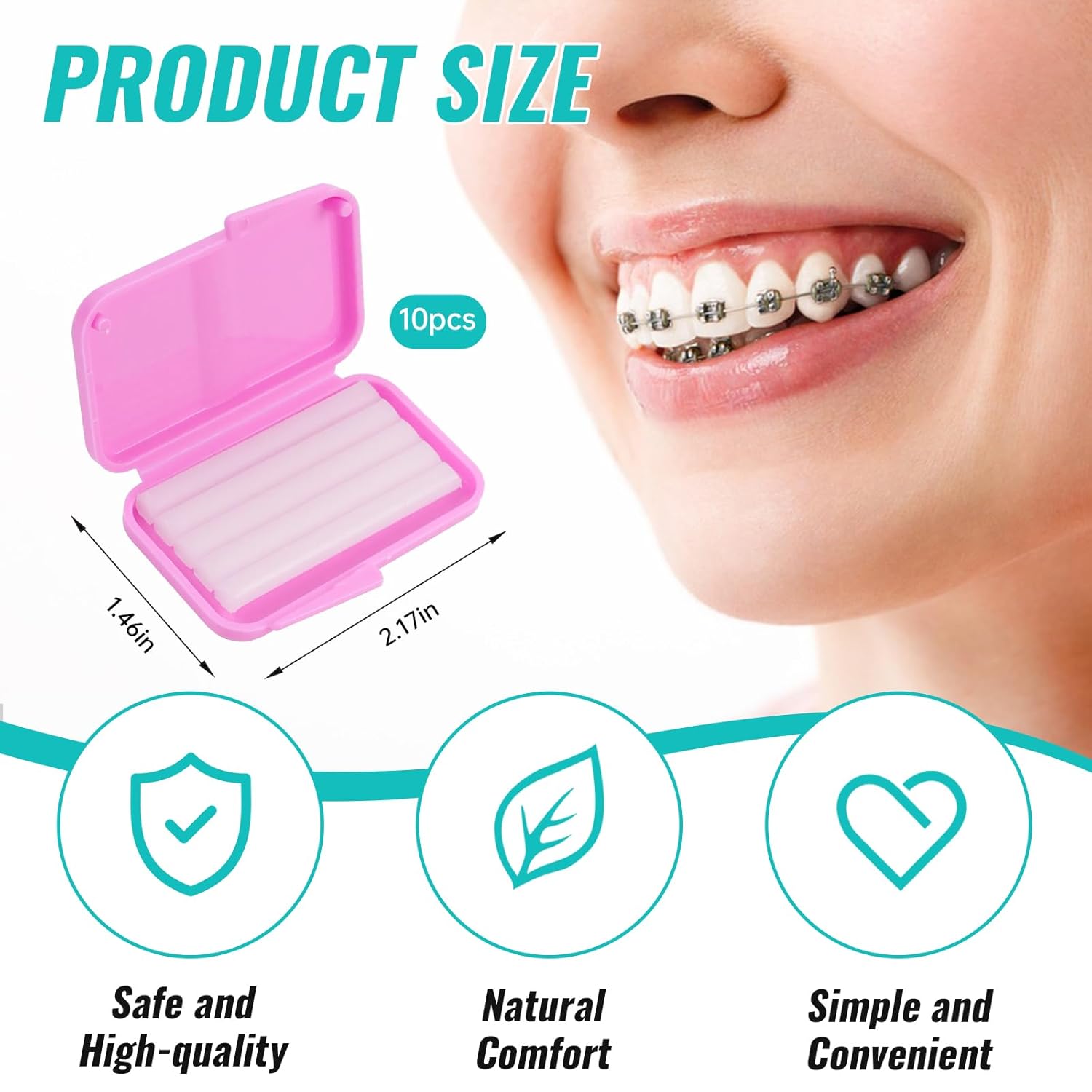 10 caixas de cera ortodôntica  - Teeth Whitening For Braces avaliação e preço