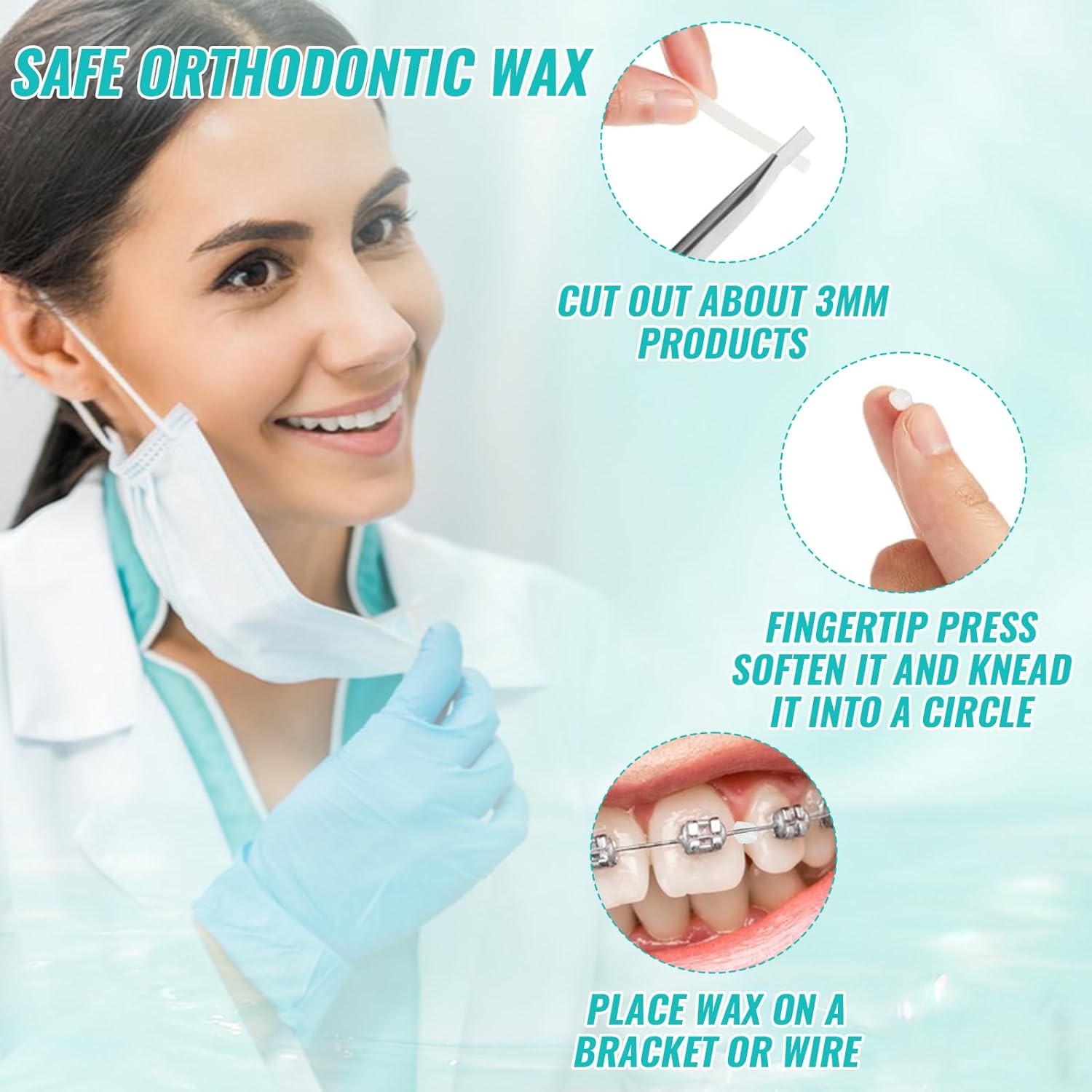 10 caixas de cera ortodôntica  - Teeth Whitening For Braces avaliação e preço