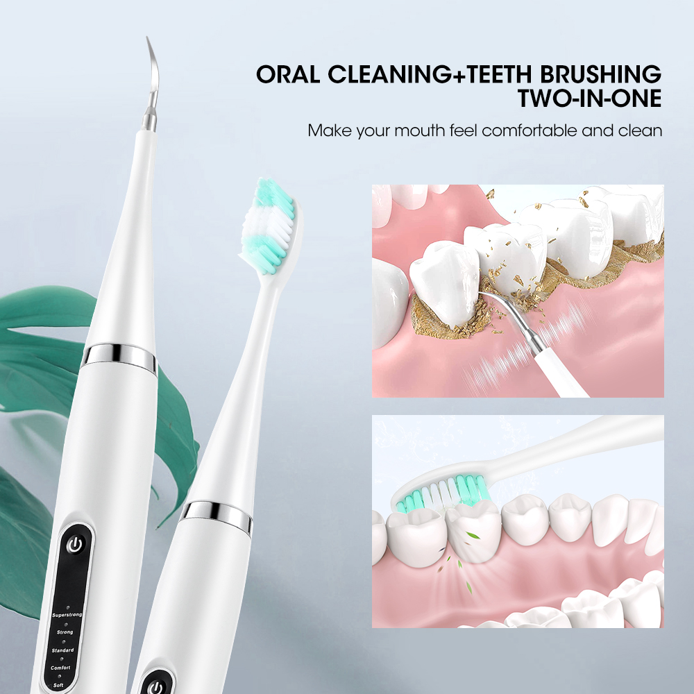 Scaler dental sonic elétrica 5 - Teeth Whitening Kit Professional avaliação e preço