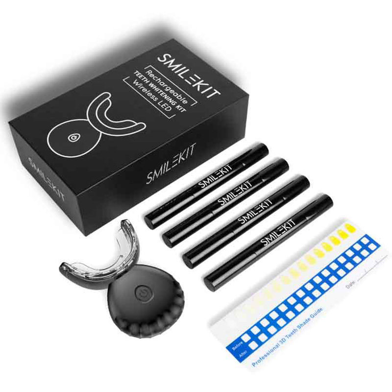 Nova elétrica dentes branqueam - Teeth Whitening Bleaching Kit avaliação e preço